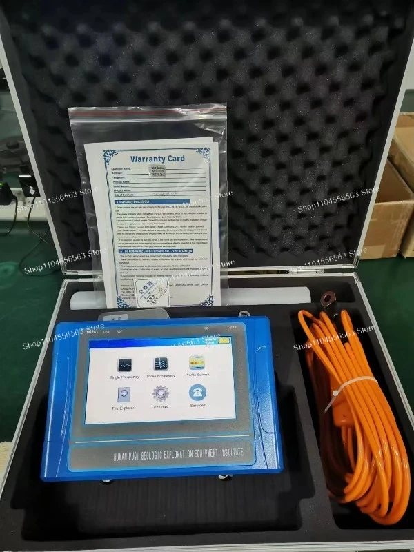 Easy-Operate Auto-Mapping Water Finder, 150-500m Depth, 8 Channels, for Well Drilling in Various Terrains, New