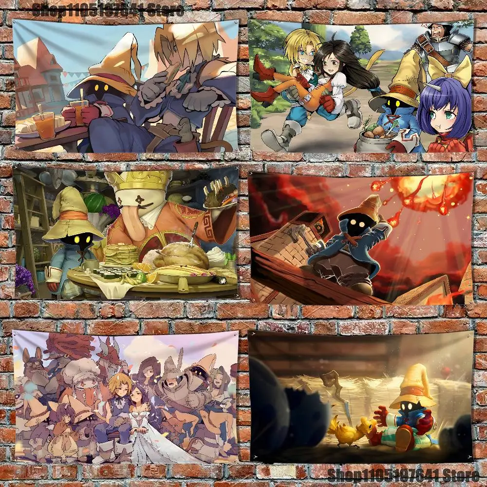 

Moogles F-Final Fantasy Vivis Suitable for camping carnivals festival parties gatherings Flag Polyester Digital Banner For Decor