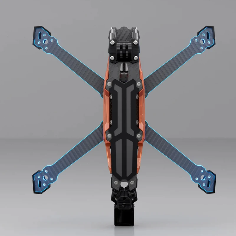 GEPRC GEP-Vapor-X Frame Suitable Vapor-X O4 5 6Inch Drone Carbon Fiber RC FPV Quadcopter Helicopter Replacement Accessories Part