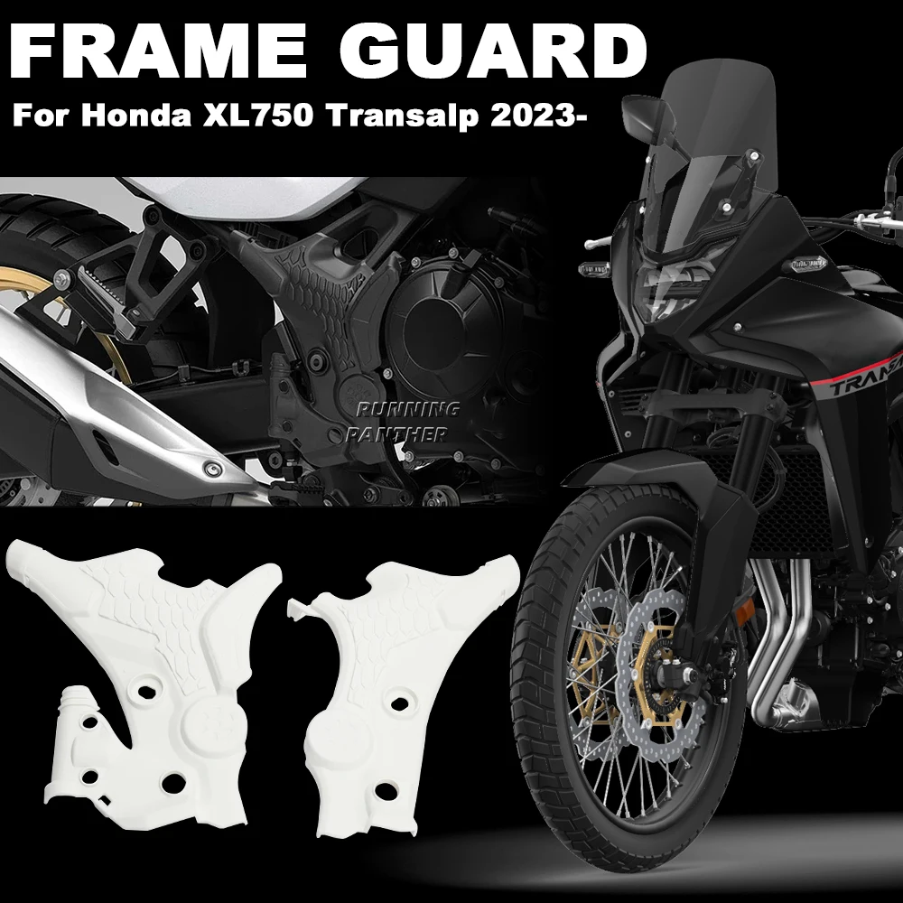 

Motorcycle Frame Guard Side Protection Cover Fairing Protector Panel Kit For Honda XL750 Transalp XL 750 TRANSALP 2023 2024