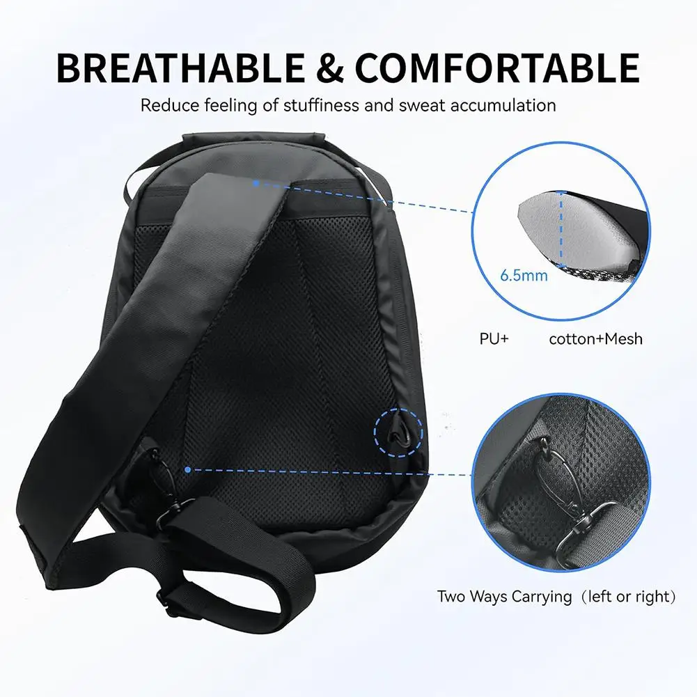 FOR Pico 4 Ultra/4s Dedicated Shoulder Bag VR Gaming Glasses Storage Bag Hard Shell Crossbody Fashion Portable Bag