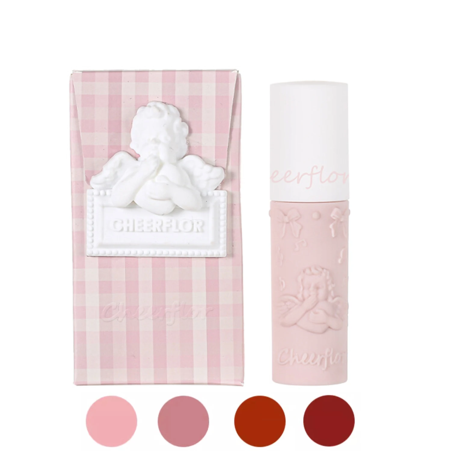 Cheerflor Angel Sculpting Lipstick Lip Mud Velvet Matte Natural Long-Lasting Waterproof Lip Glaze