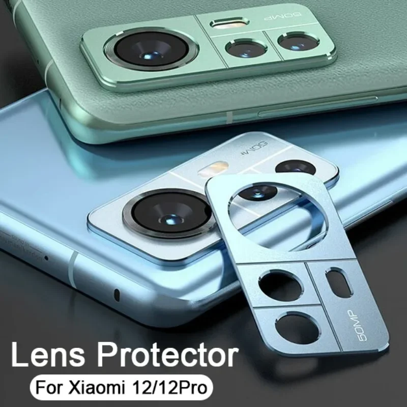 Metal Camera Lens Protector for Xiaomi Mi 12X 12 Pro Full Coverage Lens Protective Film for Mi 12Pro Mi12X Anti-scratch Film