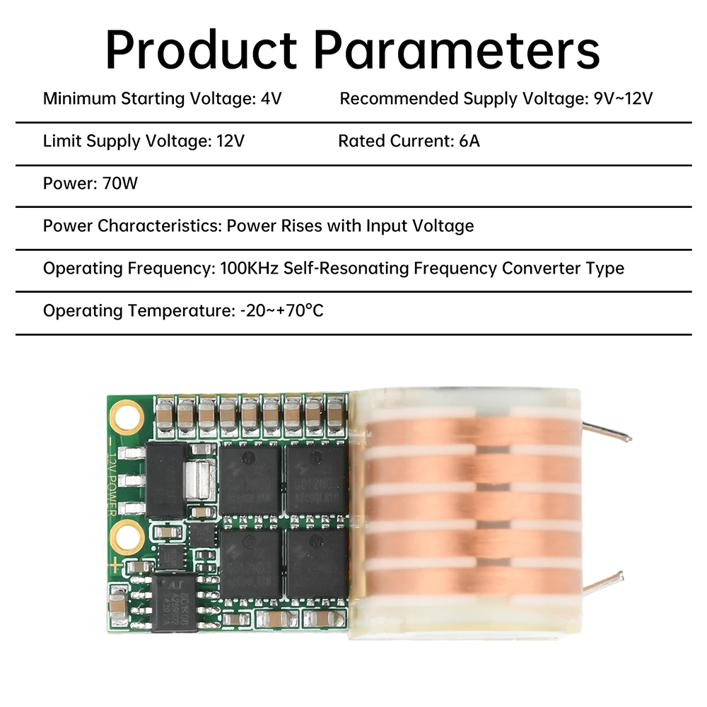 Dc 9-12V To Ac 20KV…
