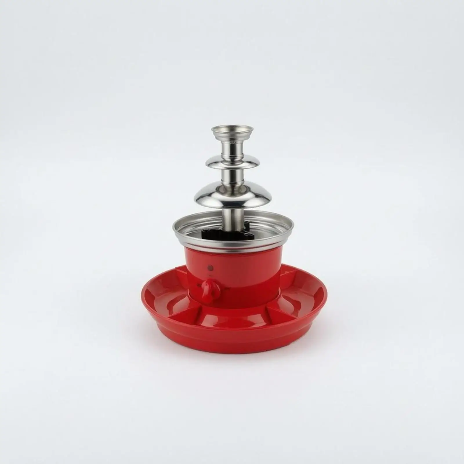 Stainless Steel Electric Chocolate Mixer Fountain Machine with 3 Tier Cascade for Party Dessert Dipping Station