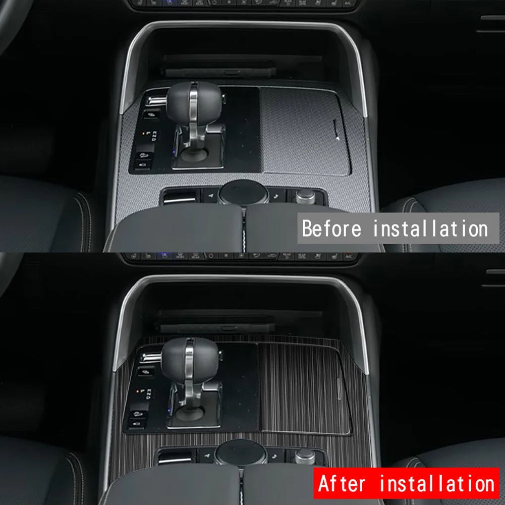 LHD Gear Shift Cover Gear Shift Trim Cover Easy Installation Process Non-Deformed Structure Reliable Performance