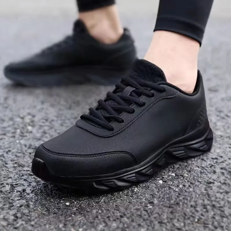 

High Quality Men Sneakers Microfiber Leather Casual Shoes Breathable Mens Shoes Lightweight Walking Sneakers Zapatillas Hombre