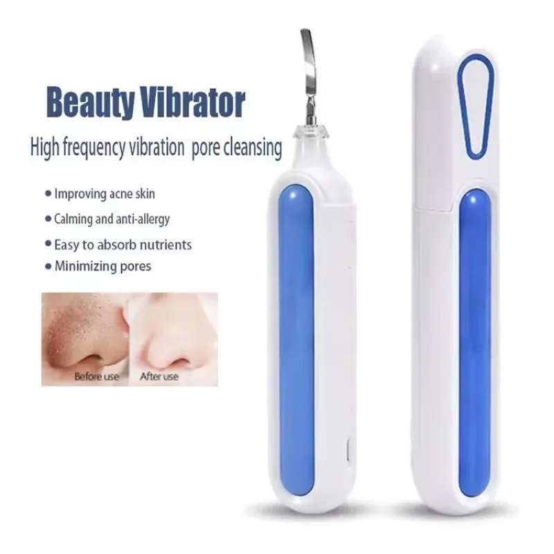 

High Frequency Mini Ultrasonic Scrubber Electric Vibration Deep Cleansing Skin Peeling Pore Cleaner Beauty Skin Tightening