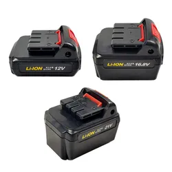 12V Large Capacity 16850 Battery Pack 21V Electric Screwdriver Lithium Battery 16.8V Hand Drill Power Battery Pack