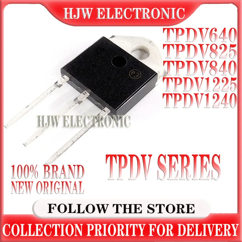 

5pcs TPDV1225 TO-3P TPDV1225RG TPDV1240 TPDV840 TPDV825 TPDV1240RG TPDV840RG TPDV825RG TPDV640 TPDV640RG 25A 1200V