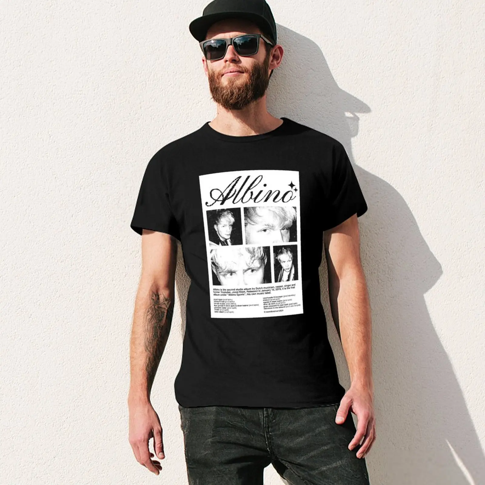 Joost Klein Albino T-Shirt new gifts and t-shirts Louboutins Man t-shirt men workout shirt