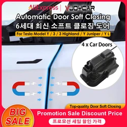 for Tesla Model Y 3 YL Soft Closing New Y Juniper Soft Close Smart Auto Electric Suction Door Closing Opening High Anti-Pinch