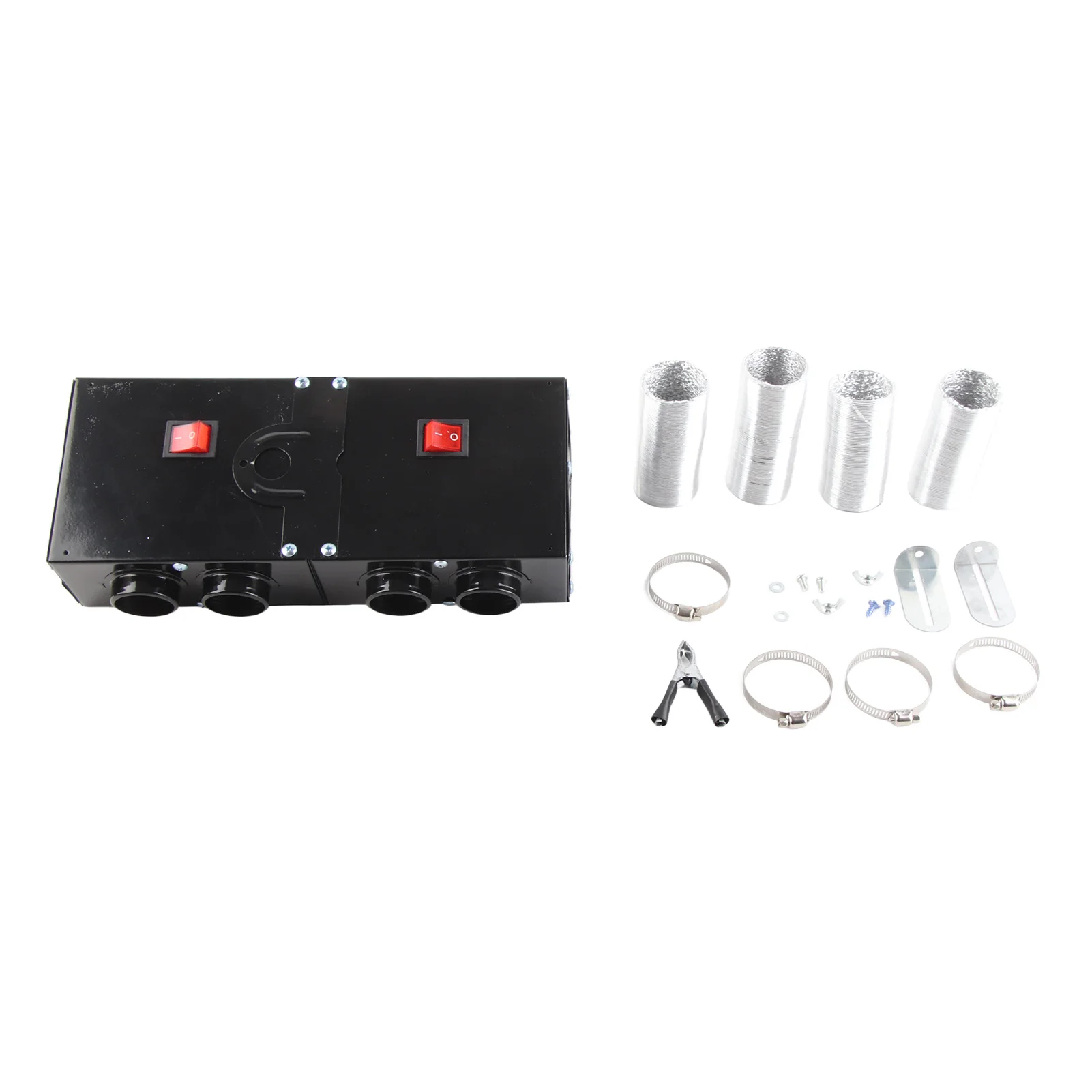 500W Four Hole Car Defroster Heater Portable Fast Heating Windshield Demister Accessory