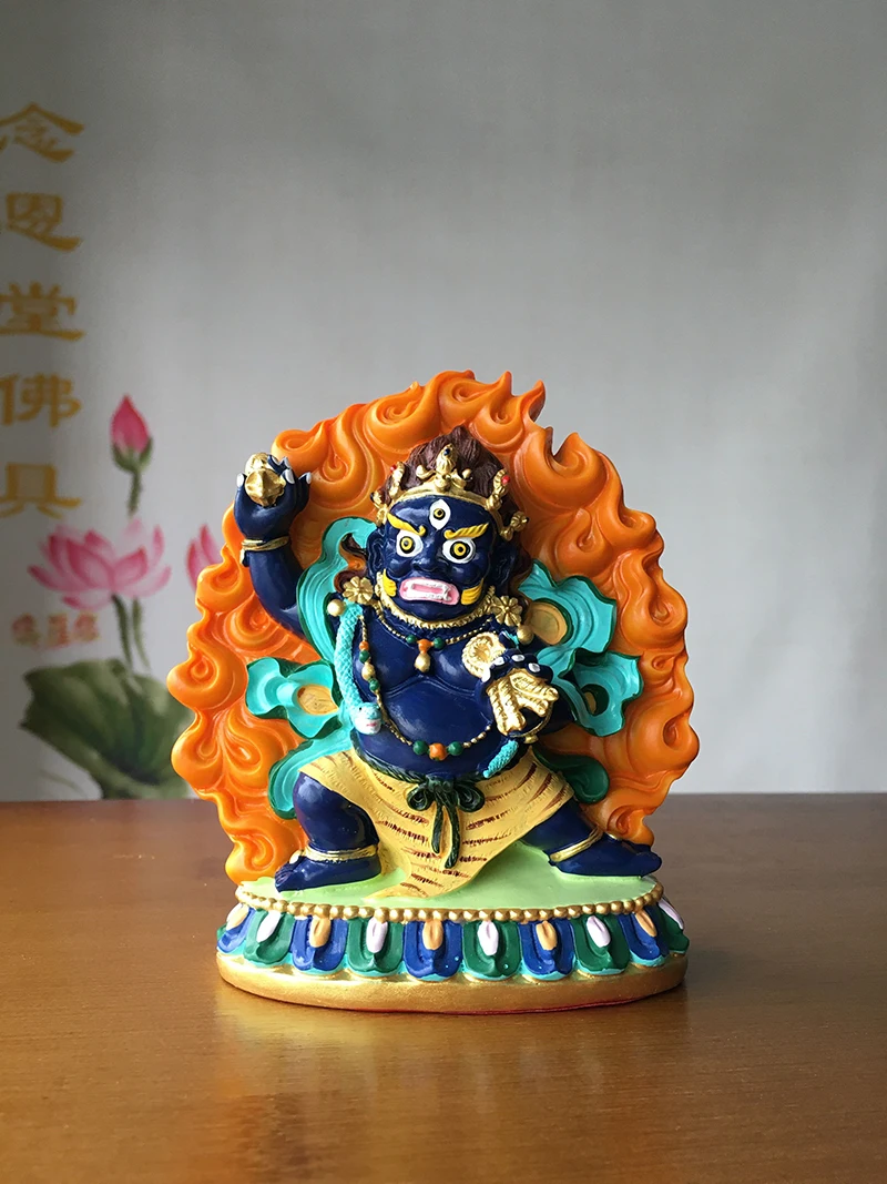 

Vajra hand Bodhisattva, Vajra secret trace, dharmapala protector Bodhisattva, hand painted, small Buddha, demon subduing Buddha