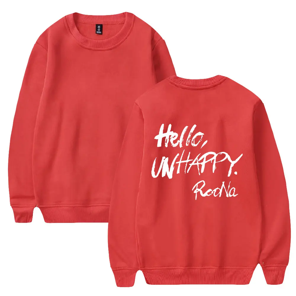 ReoNa-Sudadera con cuello redondo para hombre y mujer, suéter unisex de manga larga, informal, sin capucha, para fanáticos de la música, novedad