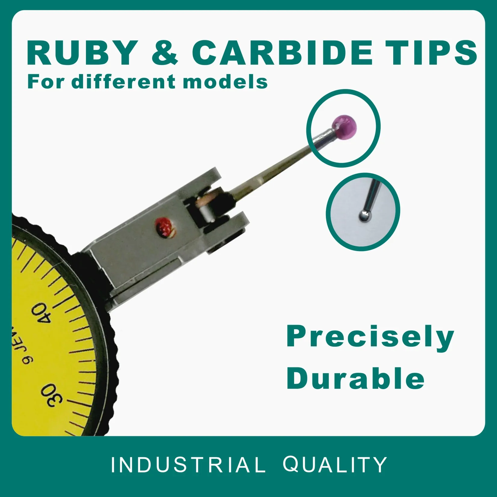 INSTAR Dial Test Indicator 0-0.8mm Micron Dial Gage Horizontal, Vertical 0-0.2mmx0.002mm Industrial Quality 0-10mm x 0.01mm