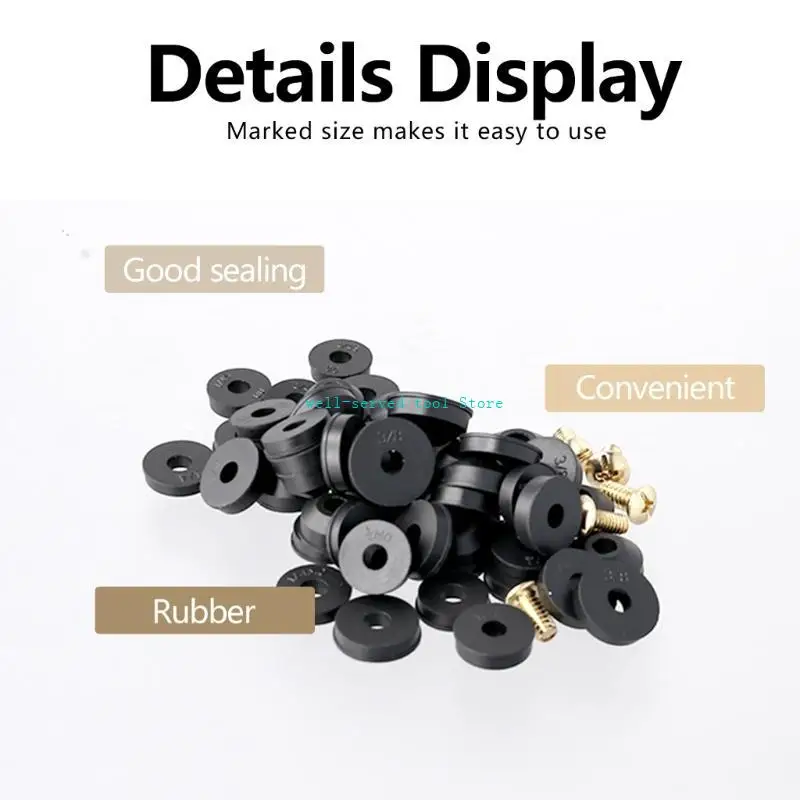 

G88A Rubber Washer Seals for Water Tap & Shower Suitable for Home & Commercial Use