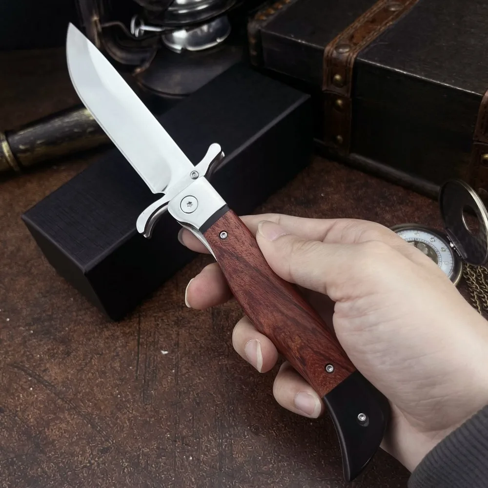 

Multifunctional Survival Knife Outdoor Sports Folding Knife 440C Blade Sourwood Handle Fishing Multi Tool EDC Pocket Knife