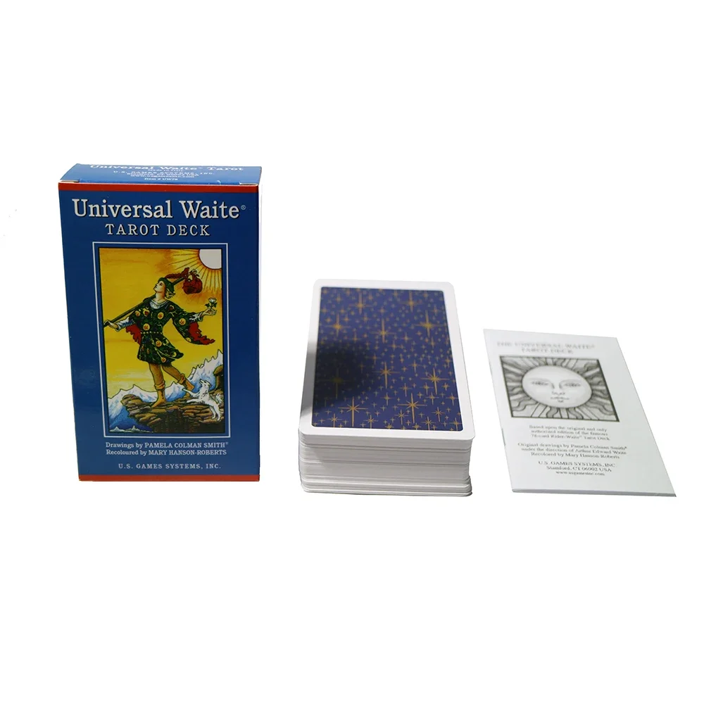 Large size sturdy deck Universal Waite Tarot Deck Cards with Guide Book for Beginners.78-Card Deck.Tracking Available Logistic