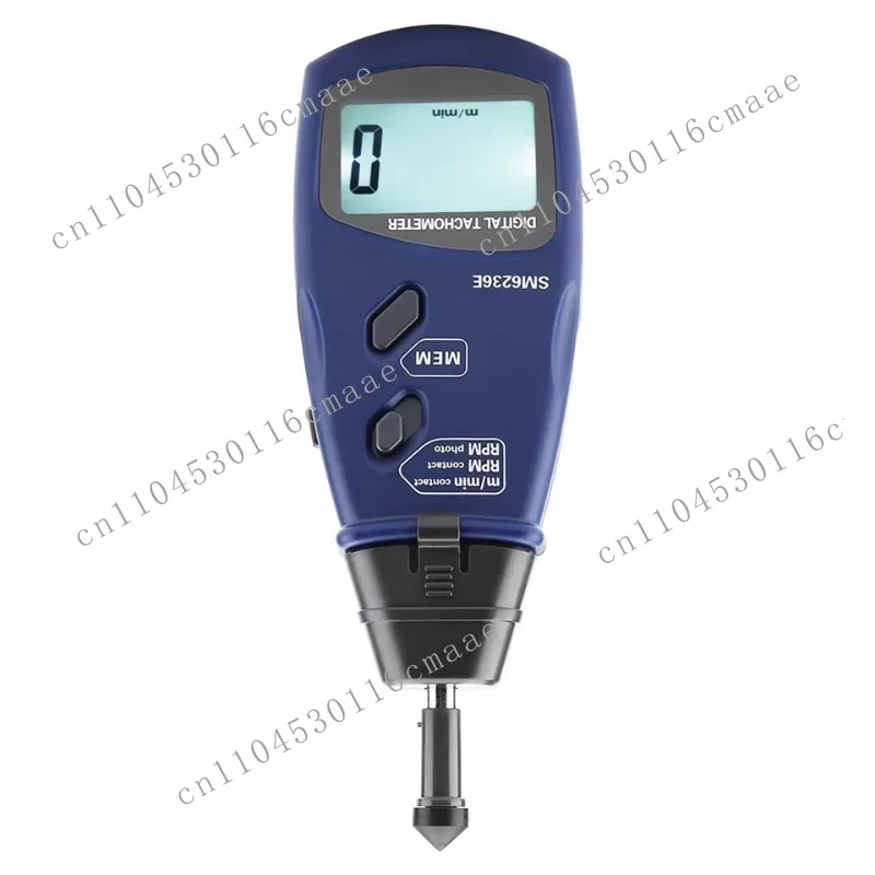 Digital Tachometer SM6236E Laser/contact Tachometer 5-position 18mm LCD Rotary Speed Tester