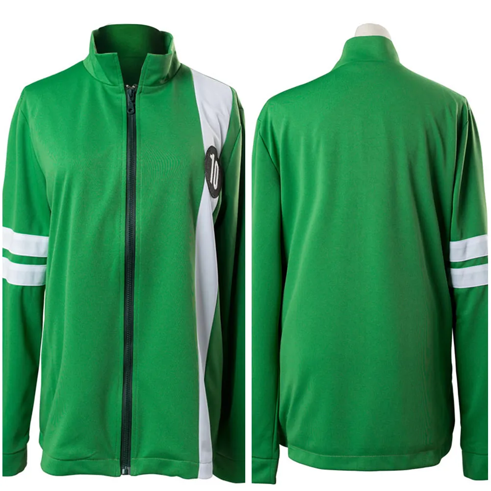 Adult Kids Ben Cosplay Tennyson 10 Coat Green Jacket Costume Cotton Zip Up Jacket Overcoat Casual Tops T-shirts Boys Girls Suit - Image 4
