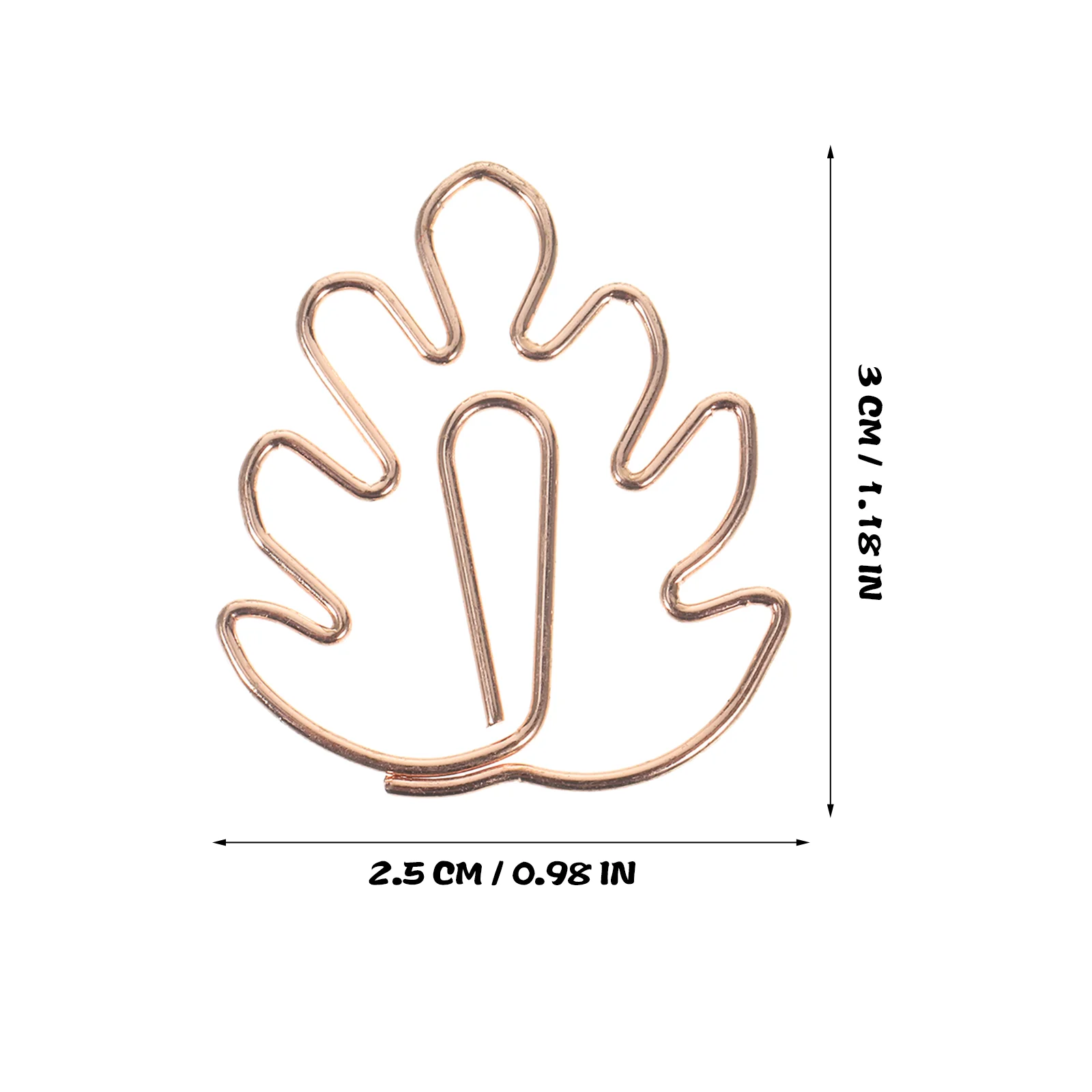 20 szt. spinaczy do papieru spinacz do papieru w kształcie liścia żółwia metalowy mały delikatny złoty zacisk do dokumentów student