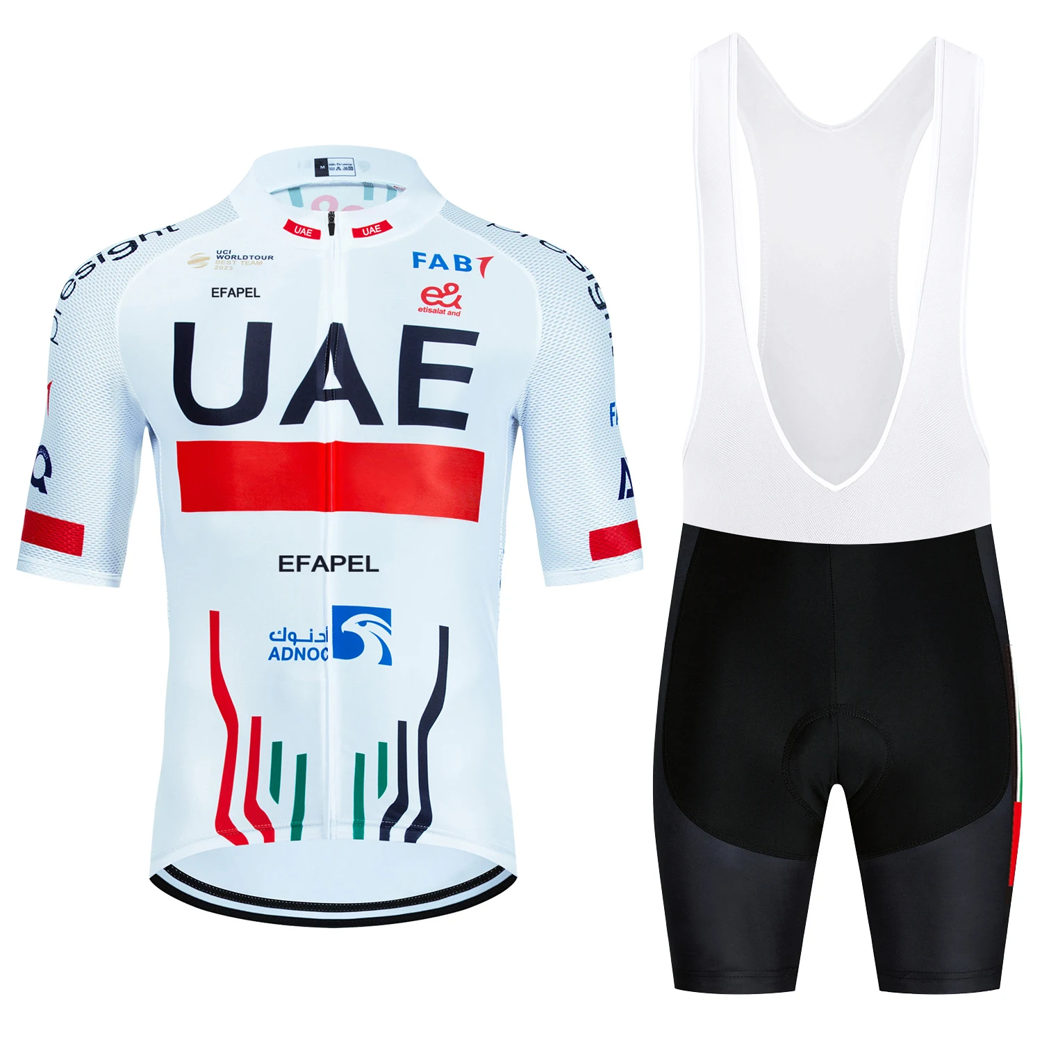 New 2024 UAE Cycling Jersey TEAM ITALIA Bike Maillot Jersey Shorts Set Ropa Ciclismo Men Women Summer Pro Bicycle Clothing