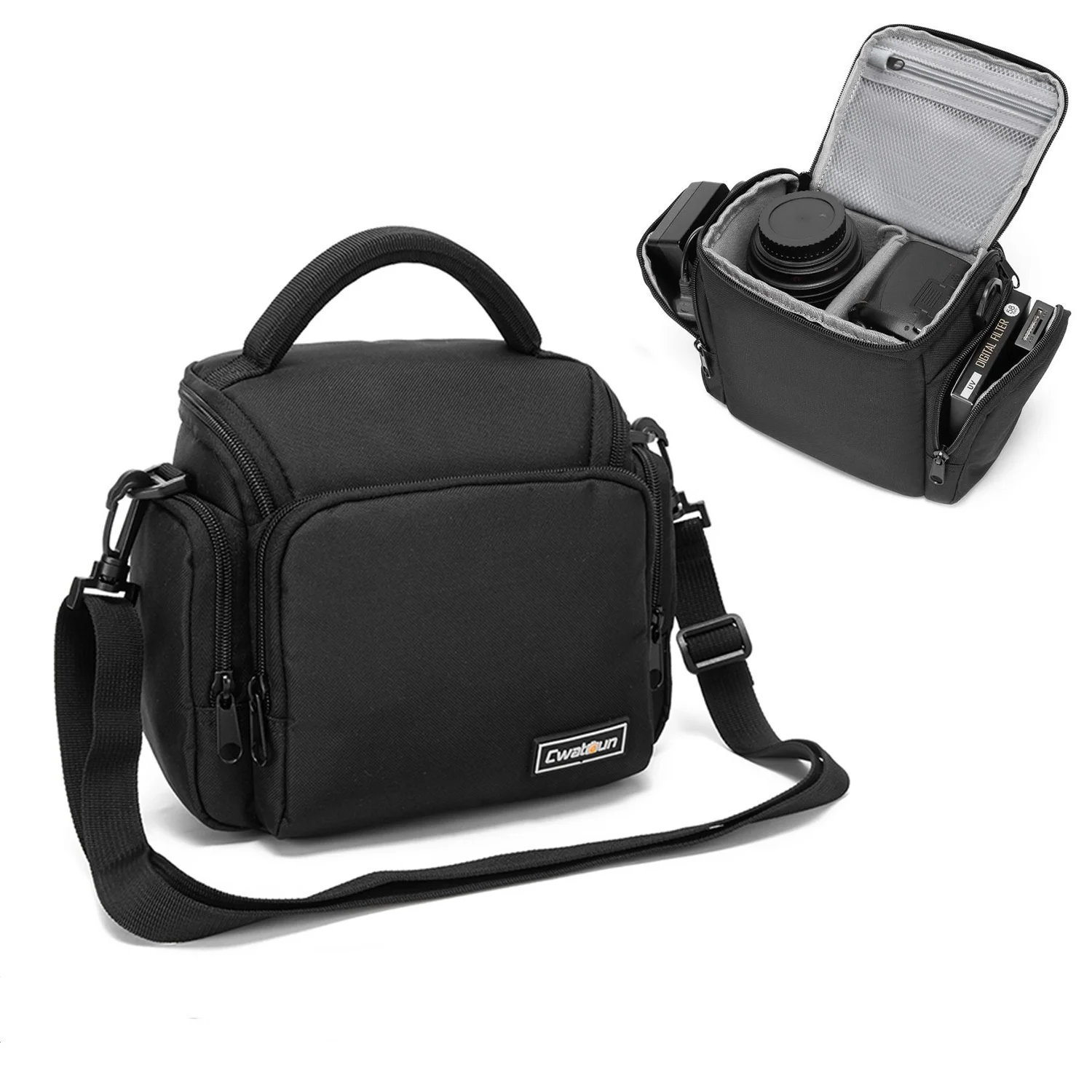 camera sling bag Waterproof Photography Crossbody Camera Case Compact Camera Bag Vintage DSLR /SLR Messenger Shoulder Bag