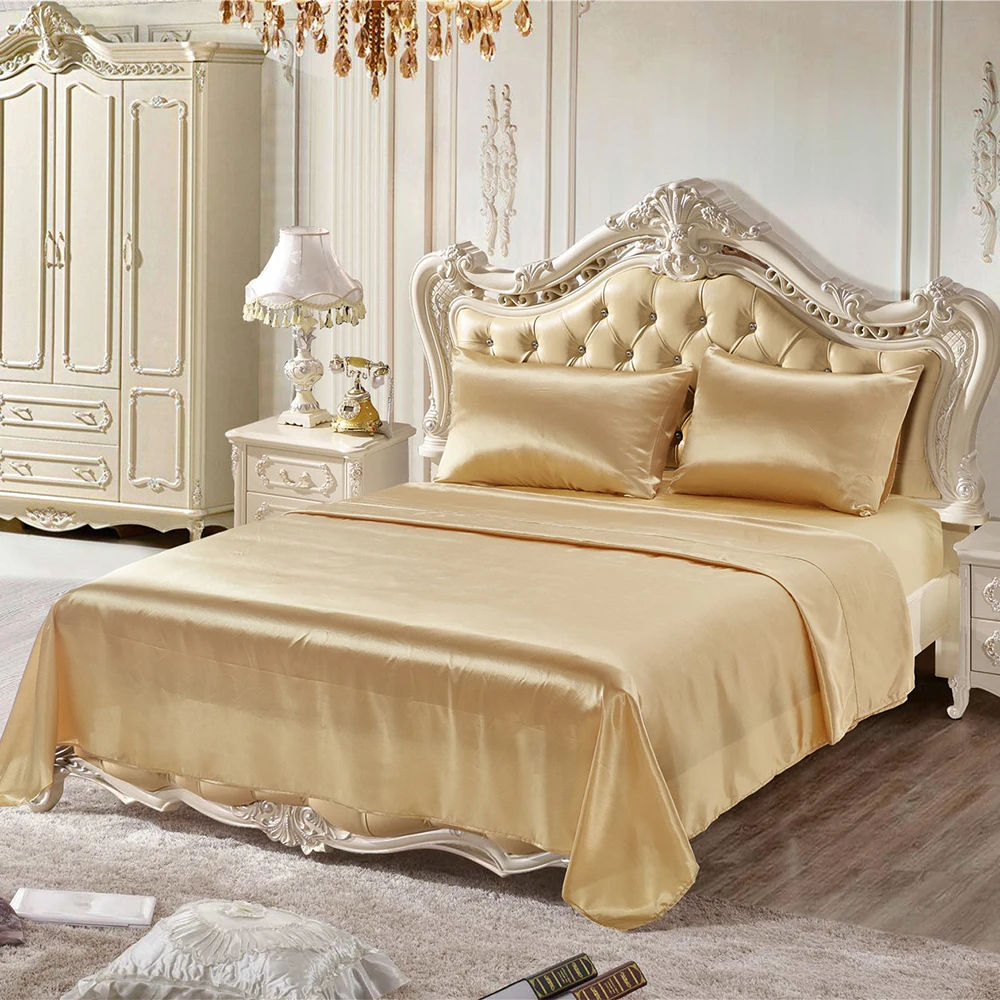 RunGrape Bed Linen Set Elastic Band Fitted Bed Sheet Twin Full Queen King Size Double Bedding Set Mattress Protector Pillowcases