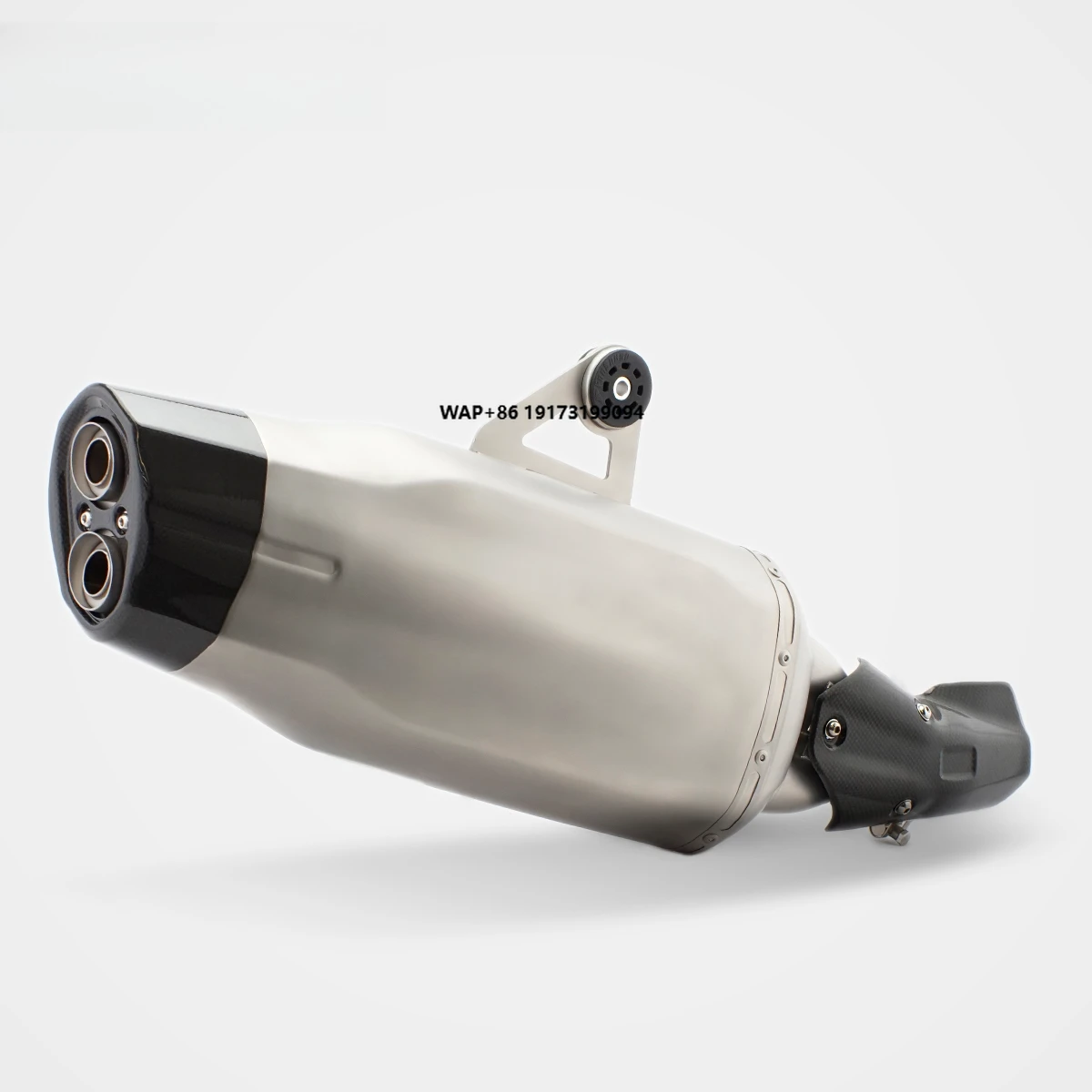 New for R1200GS Titanium Alloy Slip-On Exhaust Chicken Leg-Style Carbon Fiber Tail Tip Optimized Long-Distance Power