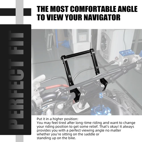 Imagen 2 del producto Soporte GPS de 12 mm para barra, abrazadera de montaje Roadbook de 28 mm/22 mm para KTM 690 Enduro SMC R 790 890 Adventure R Husqvarna 701 Enduro R SMC R