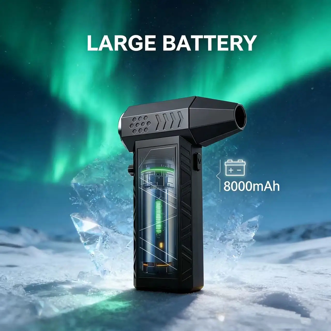 

X9 350000 об/мин жестокий вентилятор Мощный воздуходувка Вакуумный пылесос TypeC Зарядка Сильный ветер Бесщеточный турбоструйный вентилятор Сушилка