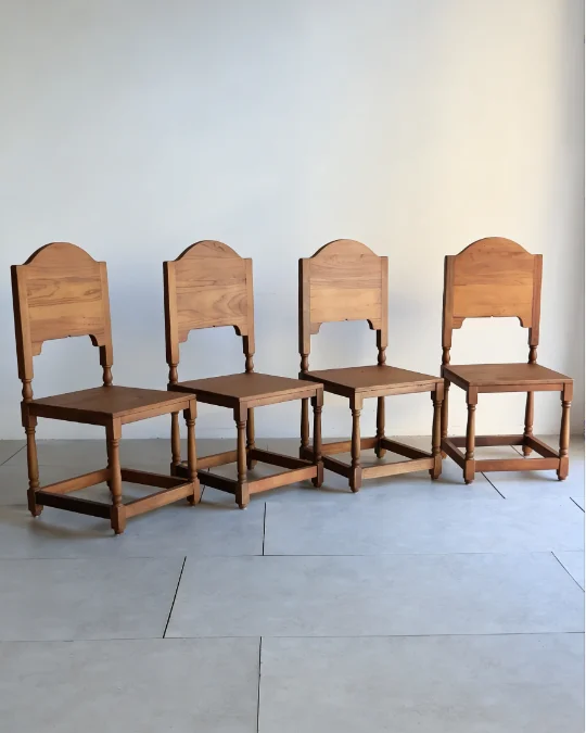 

#d% French Medieval Antique-style Solid Wood Carved Dining Chair With Romantic Backrest B&B Cafe Furniture