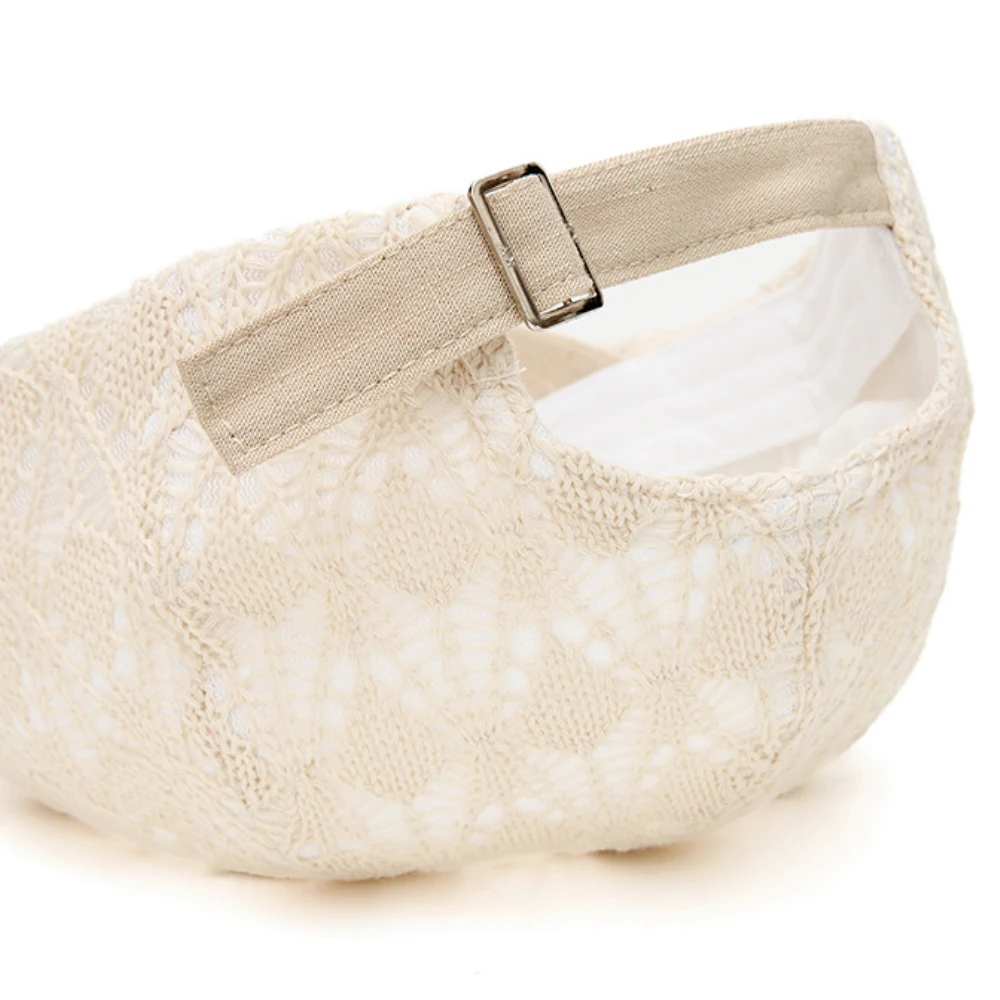 HT5111 Herren- und Damen-Baskenmützen Vintage Künstler-Malermütze Atmungsaktive Strick-Ivy-Kappe für Frauen Frühling Sommer Achteckige Baskenmütze – Detail 4