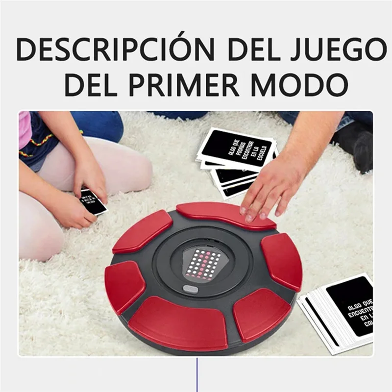 AC52-Upgraded Basta 2.0 Children's Puzzle Board Game Spanish Crazy Alphabet Parent-Child Interactive  Family Games