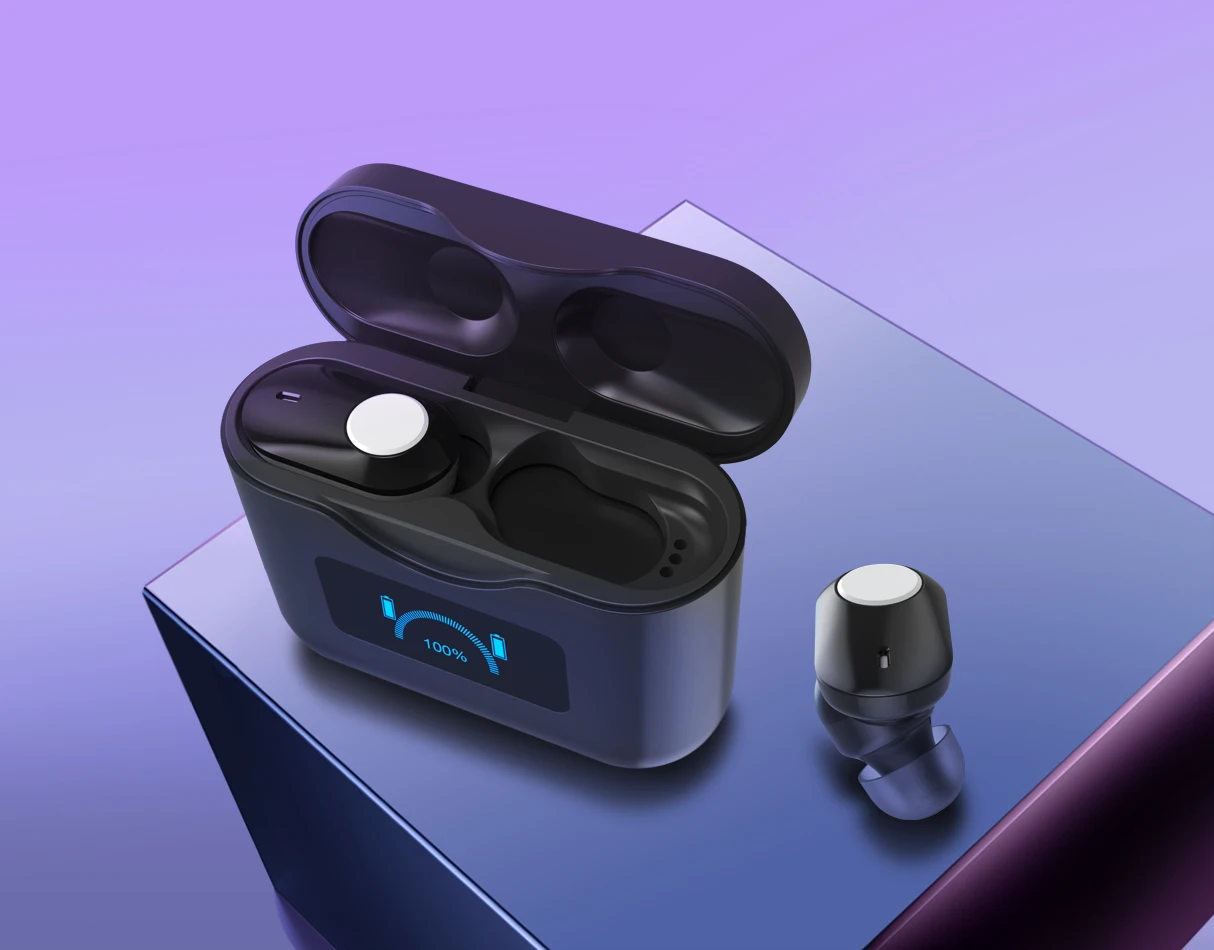 Wireless Earbuds Dual Mode BT 5.0 Noise Reduction CancellingBT ANC TWS earphone & headphone