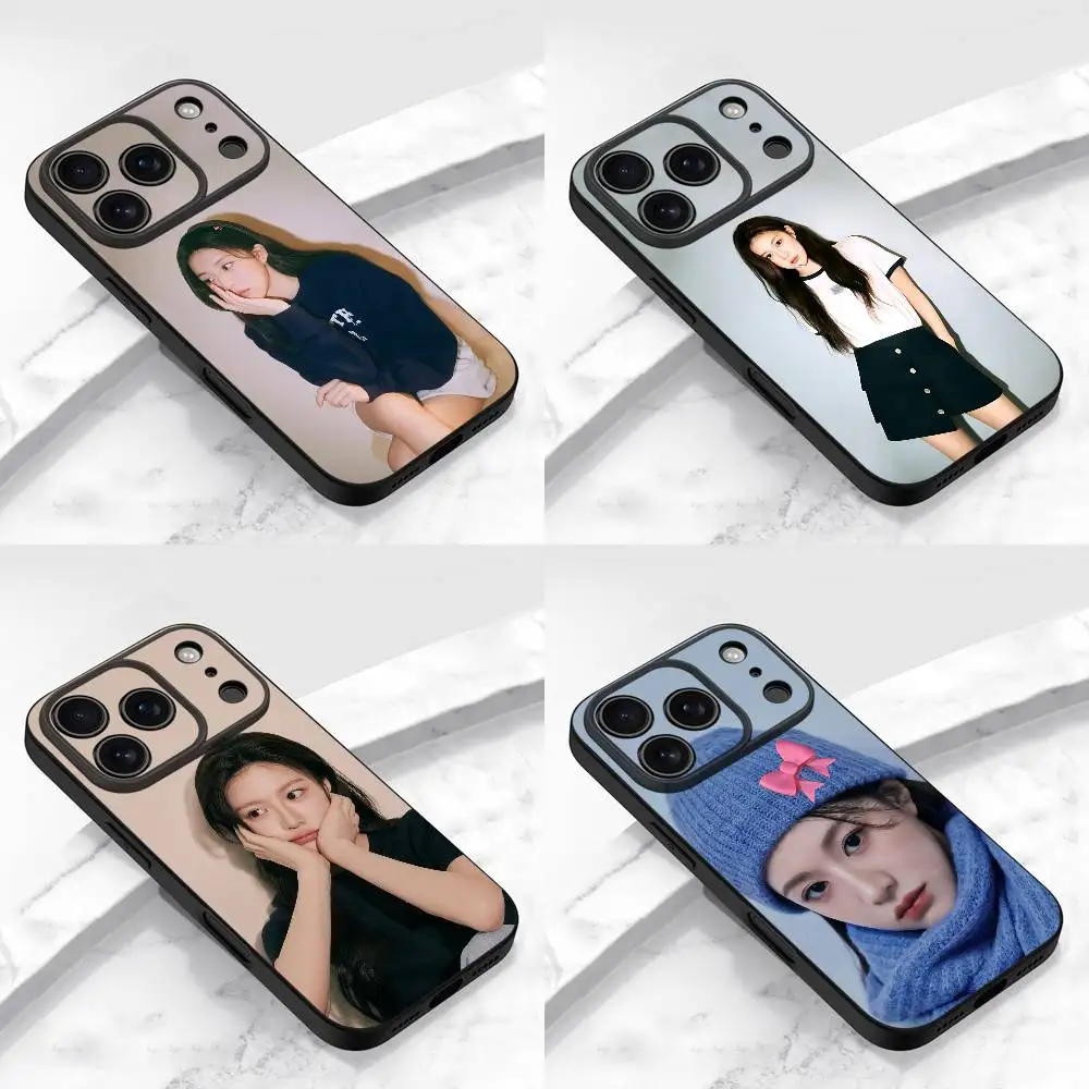 

G-Go Youn jung Phone Case For iPhone 17,16,15,14,13,12,11,Pro,Max,Plus,E,Air,Mini Protective Black Cover