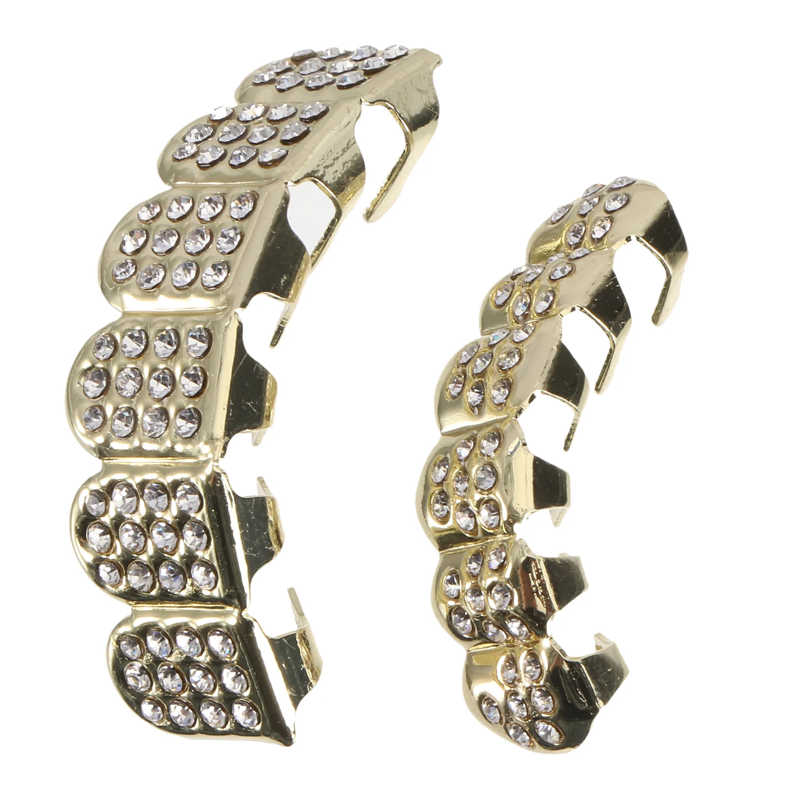 Teeth Accessorie Tooth Socket Supplies Hiphop Brace Rhinestone Golden Shiny Decoration