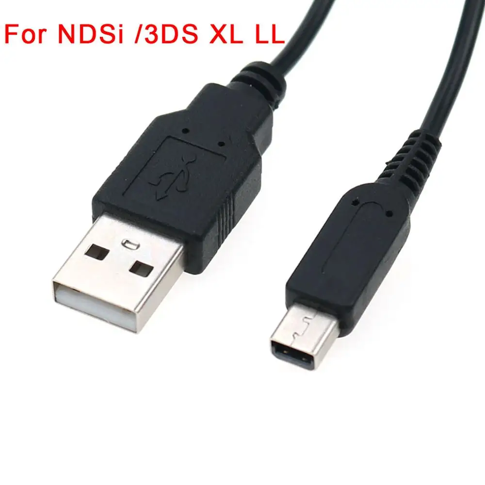 10Pcs 1.2M USB Data Sync Charge Charging Line USB Power Cable Cord Charger For Nintendo 3DS XL LL NDSI/NDSL DS Lite/ NDS GBA SP