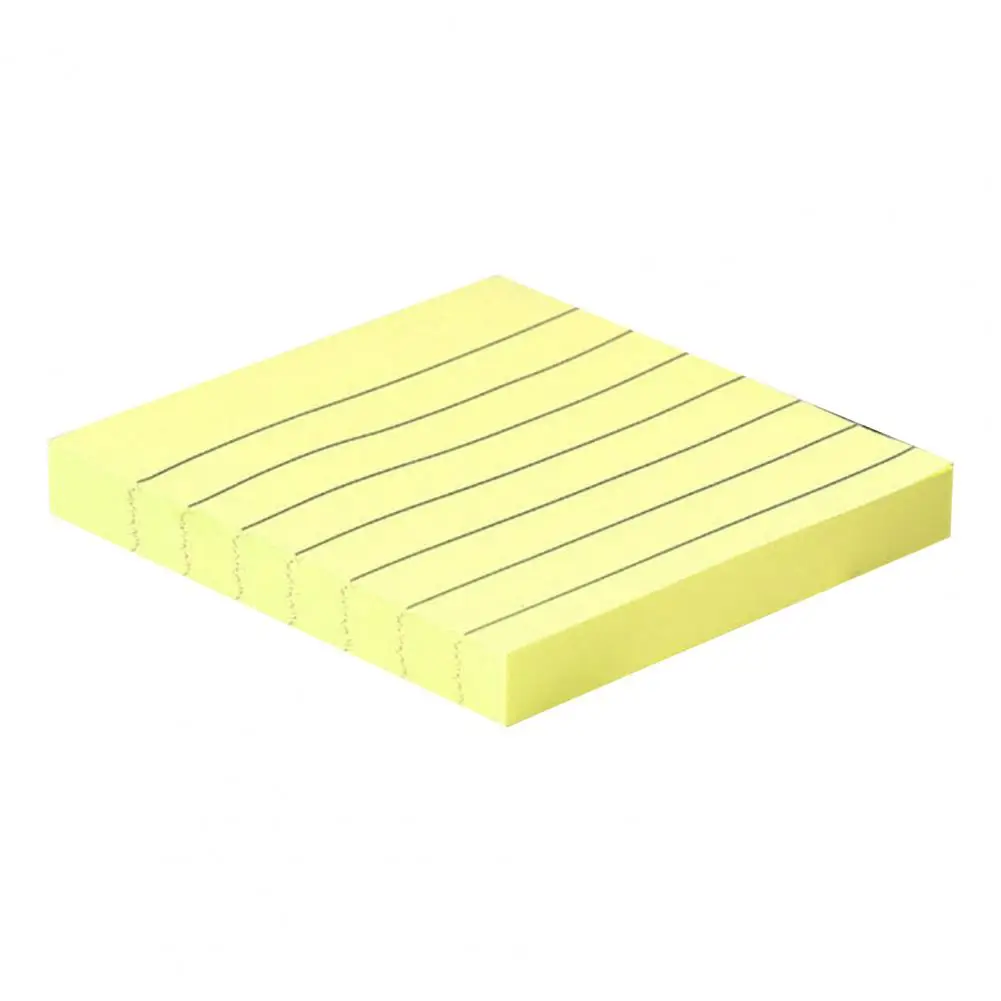6 مجموعات اوراق الملاحظات مفيدة السلس الكتابة لزجة ملاحظة إعادة لاصق للقيام قائمة المفكرة ملصق