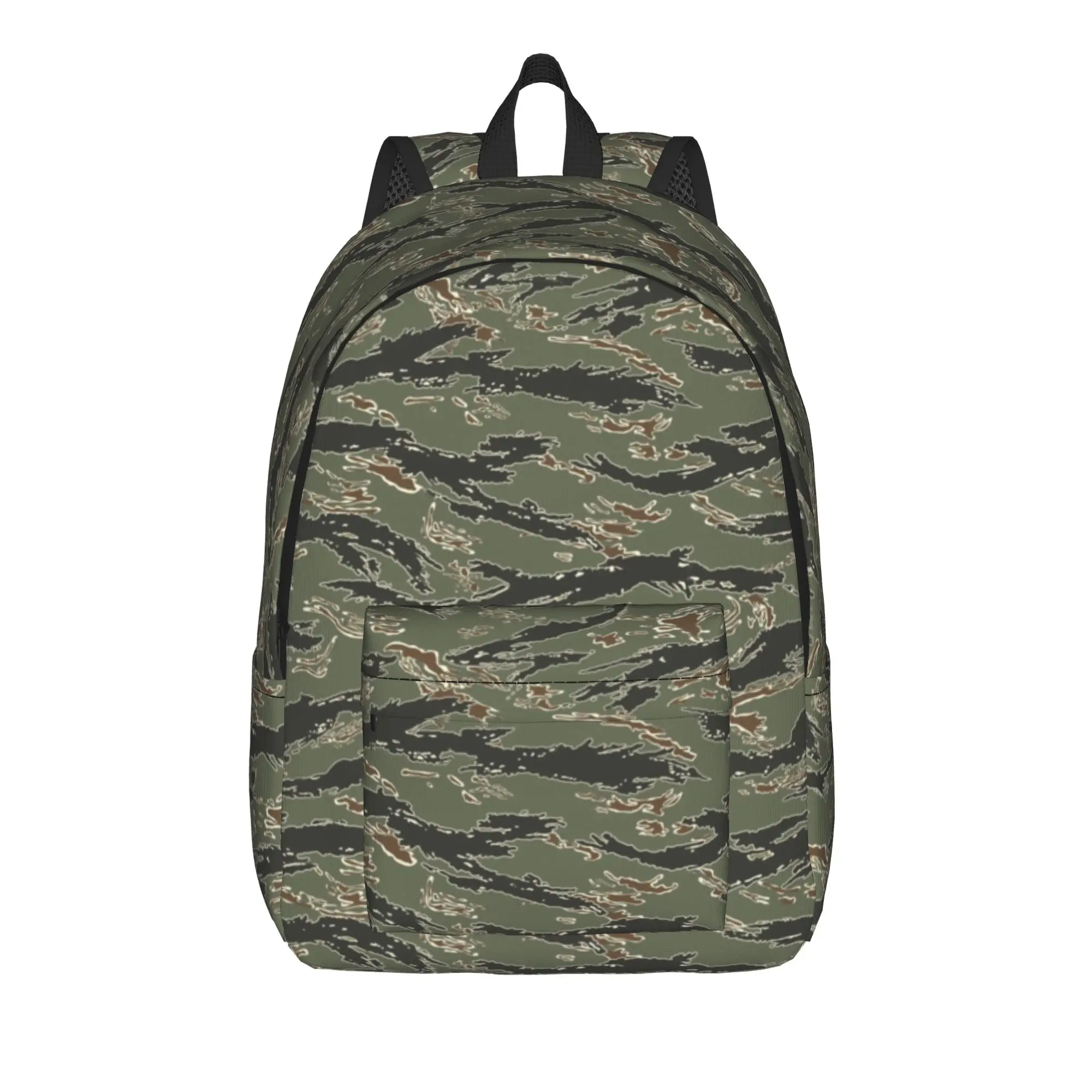 Tiger Stripe Camouflage Backpack Fashion Student Business Daypack Army Military Camo Laptop Computer Shoulder Bag Sports