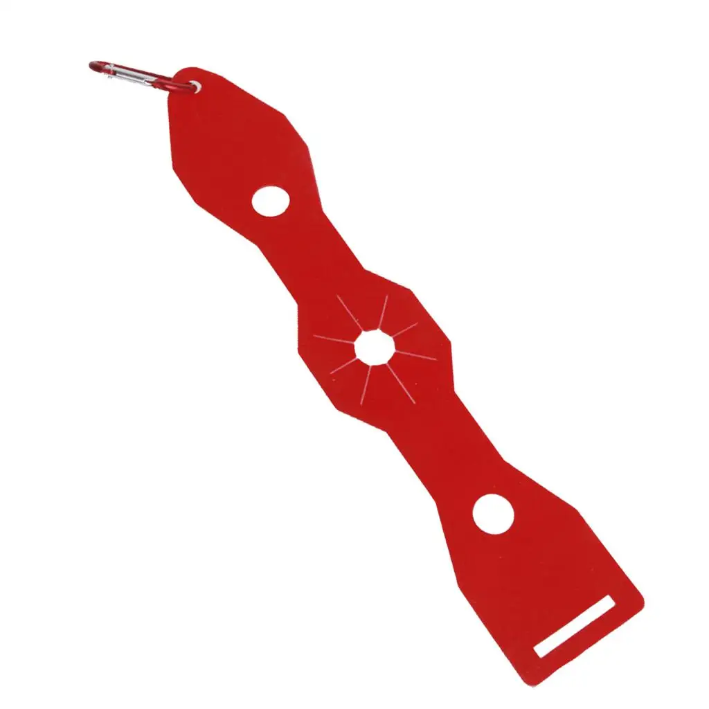 حامل كينداما البلاستيكي مع مشبك حزام لسلسلة المفاتيح بلون عشوائي