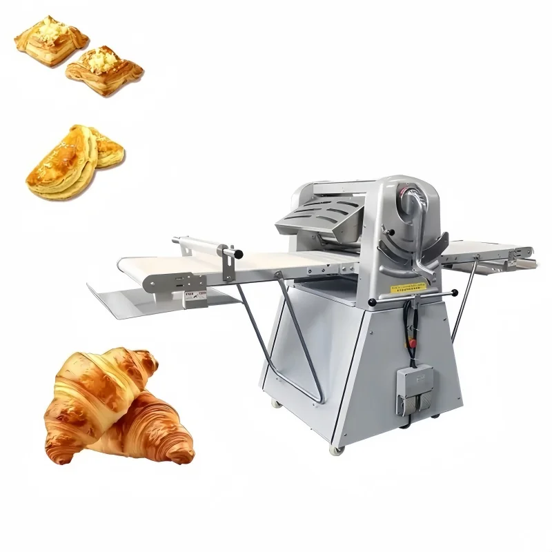 Electric Table Top Portable Tabletop 220v Small Dough Fold Sheeter Roller Machine for Home Use