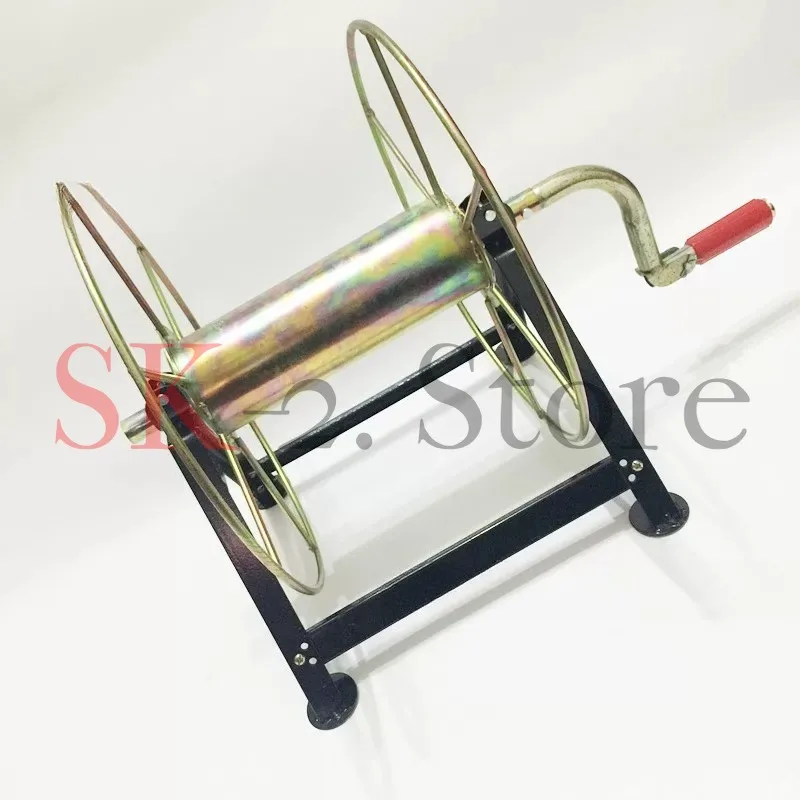 Premium 100m Winding Frame Retracting Coil Water Storage Hand Crank Winding Taker Garden Power Tools