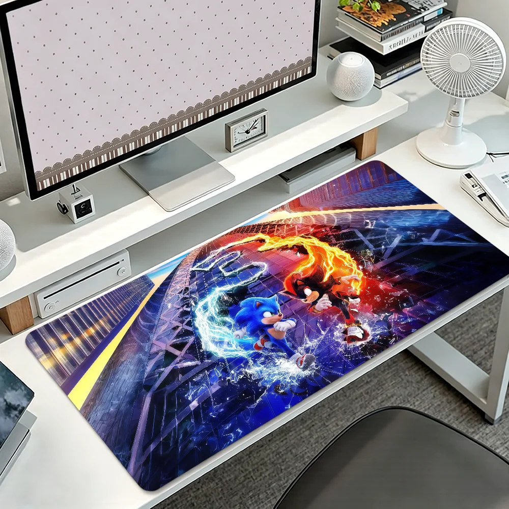 S-Sonic The H-Hedgehog Mouse Pad Non-slip Thickened MousePad Student Gaming Cushion Large Writing Lockedge Office