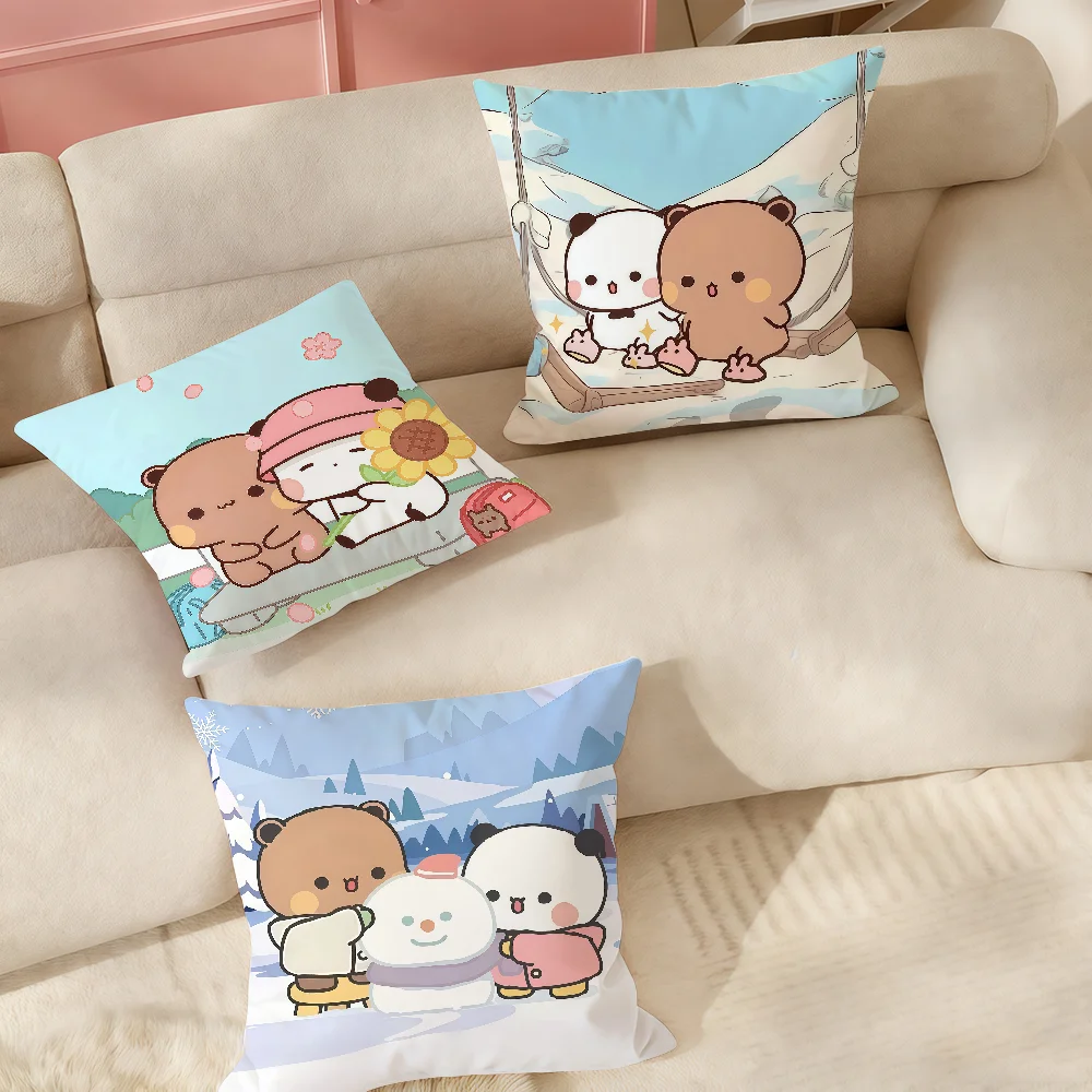 Cartoon B-bubu Dudu Kissenbezug, geeignet für Schlafzimmer, Wohnzimmer, Autos, Heimdekoration
