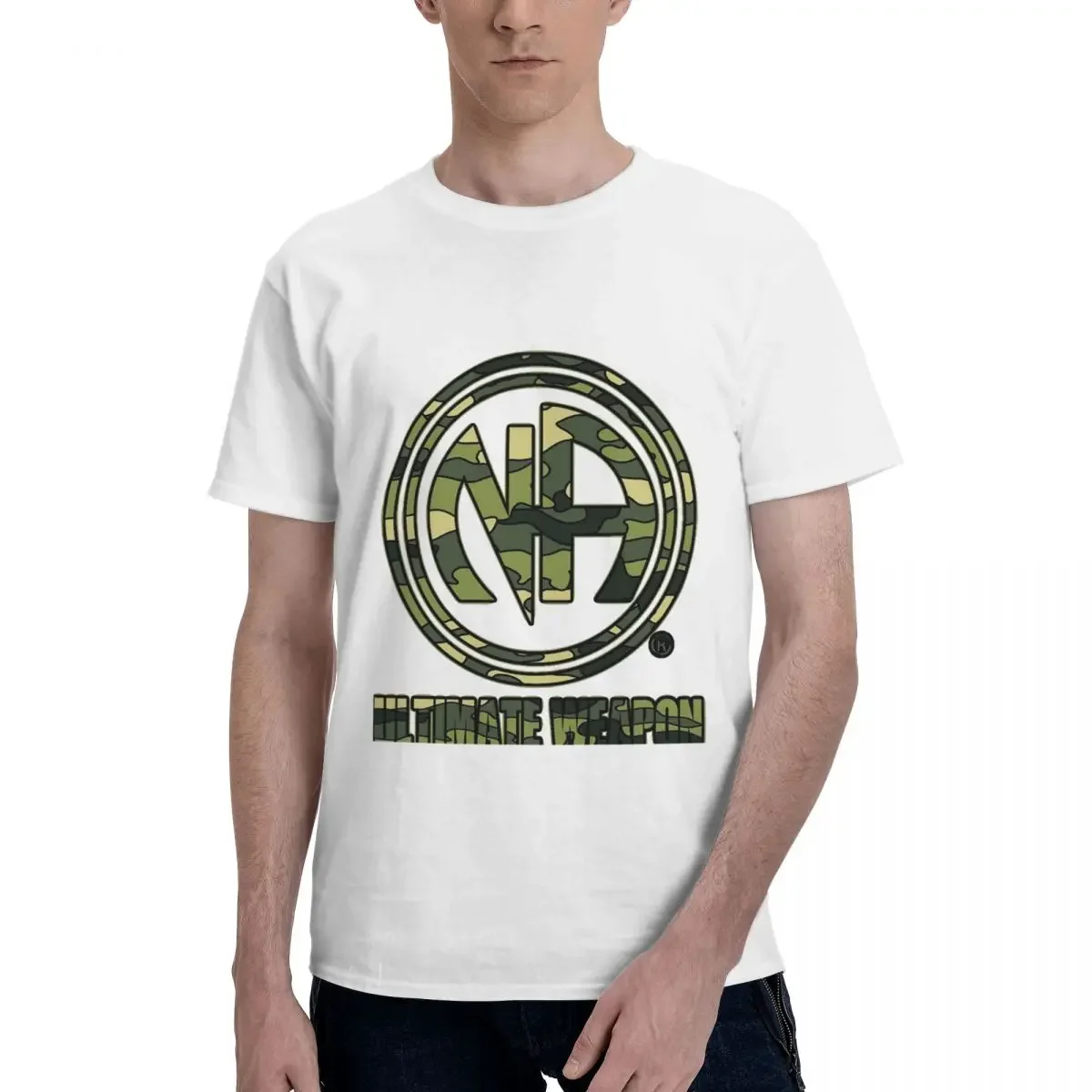 NA - Narcotics Anonymous Men T-Shirt Classic Plus Size T Shirts Men's Crew Neck Cotton Tees Short Summer Male