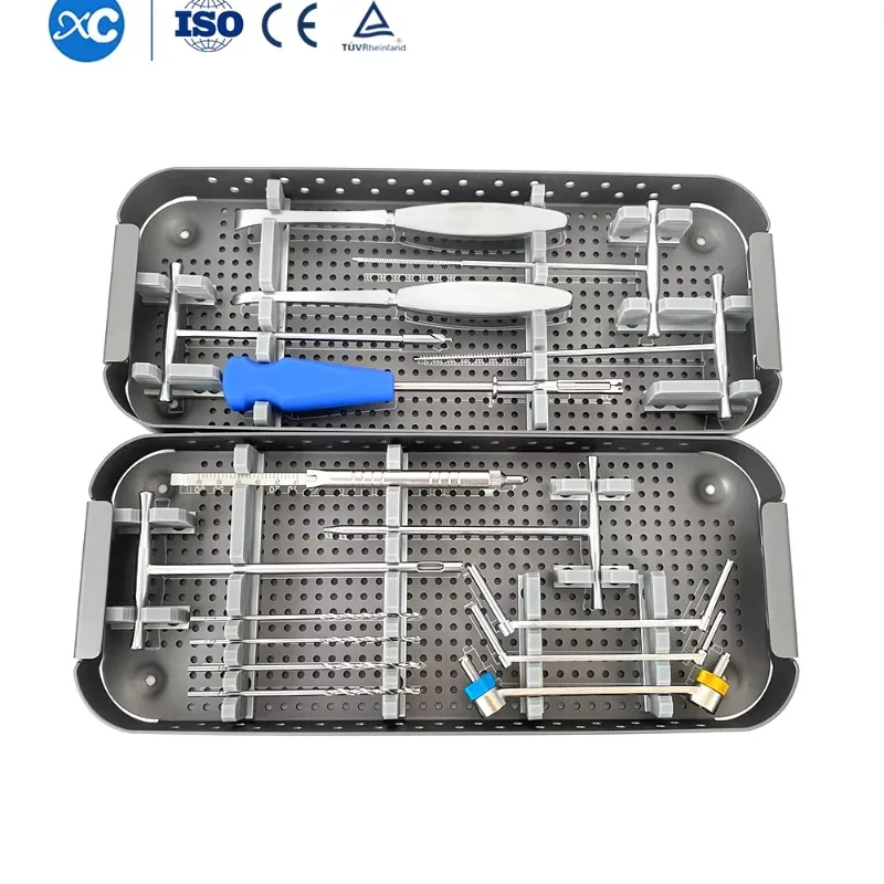 Basic Surgical Trunk Surgery 3.5mm Trauma Plate Small Fragment Instrument Set For Body Trunk Dislocation Or Displacement Surgery