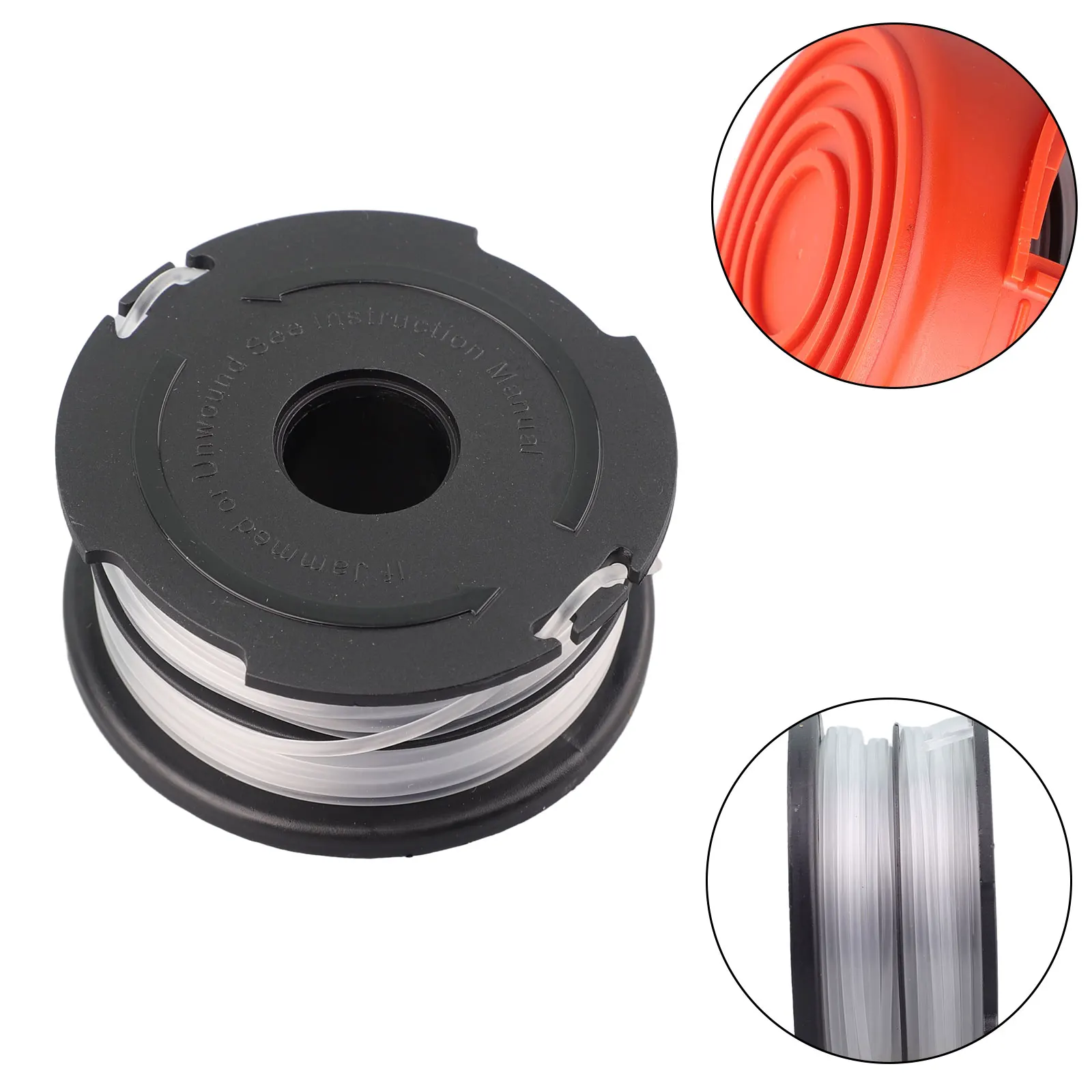 

Conveniently replace your trimmer's spool with Spool Cover + 3 Spool and Line for Black & Decker GL315 GL350 GL650