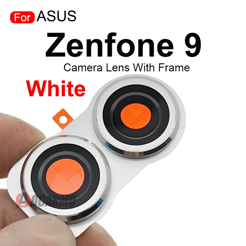 For ASUS Zenfone 9 Rear Back Camera Lens With Frame Replacement Parts